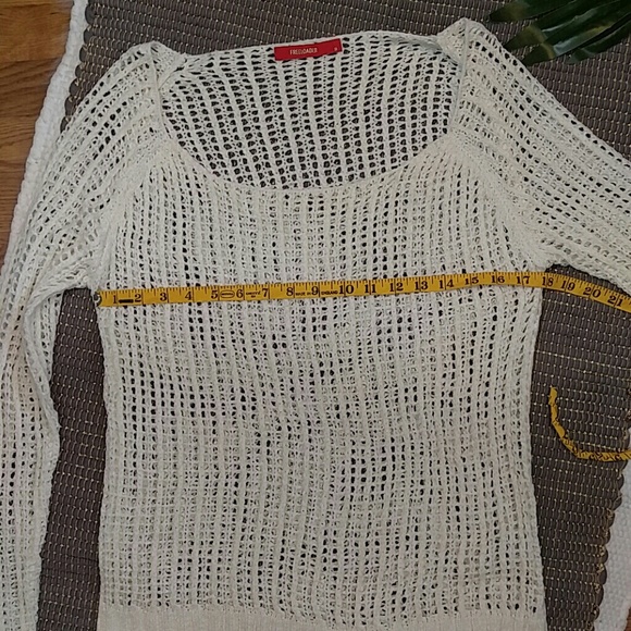 Modcloth Freeloader Ivory Sweater size small EUC - Picture 6 of 7